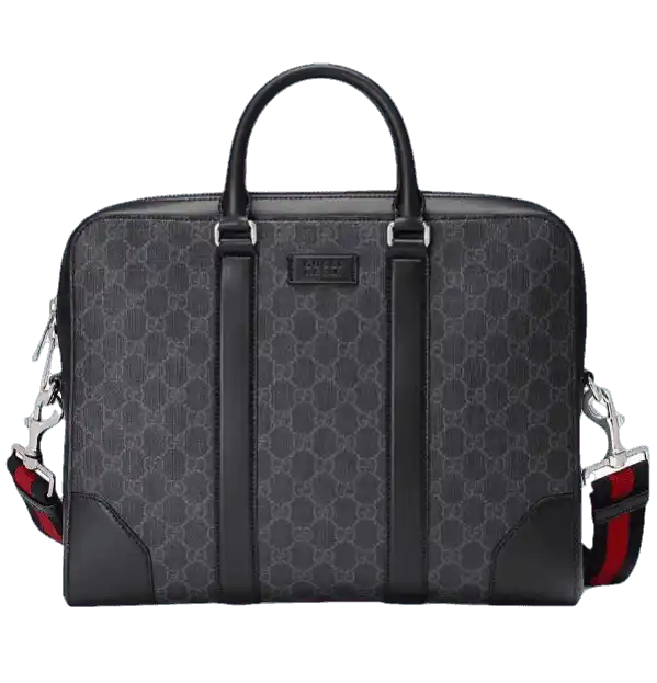 Gucci GG Black Briefcase