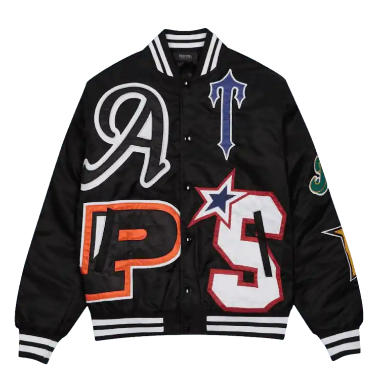 Trapstar Wildcard Stadium Jacket - Black