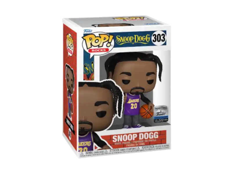 Rocks Snoop Dogg (In Purple Lakers Jersey) Snoop Dogg x Funko Exclusive (LE 15,000) Figure 303
