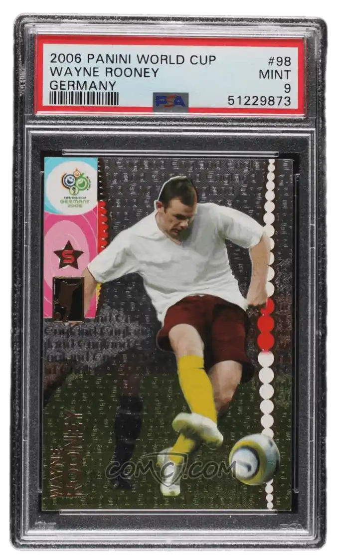 2006 Panini FIFA World Cup Germany - #98 - Wayne Rooney PSA 9 MINT