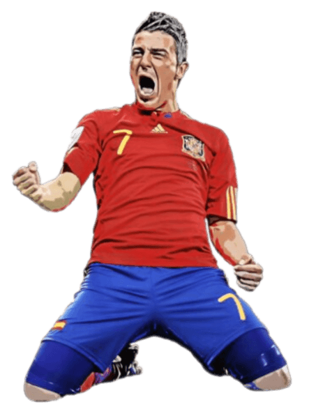 David Villa, Spain Sticker