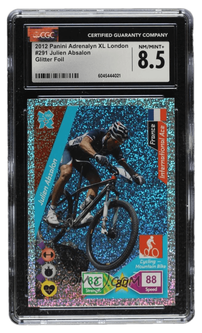 2010 Panini Adrenalyn XL 2012 Summer Olympics - #291 - International Ace - Julien Absalon CGC 8.5