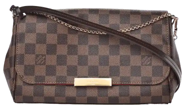 Louis Vuitton Favorite - Damier Ebene MM Red Lining
