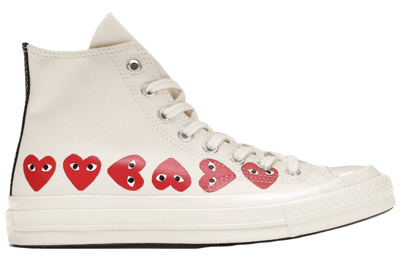 Converse Chuck Taylor All Star 70 Hi - Comme des Garcons PLAY Multi-Heart White