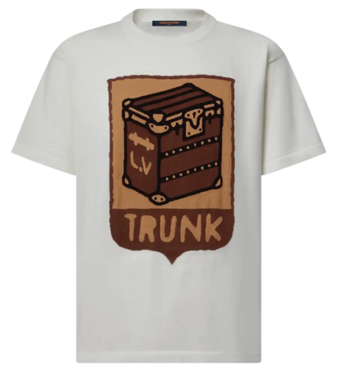 Louis Vuitton Graphic Short-Sleeved Crewneck - White