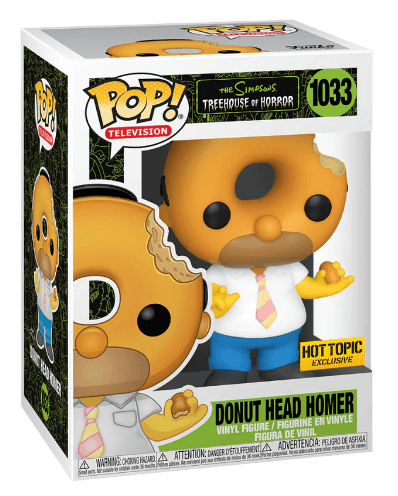 Funko Pop! Television The Simpsons Treehouse Of Horror Donut Head Homer Hot Topic Exclusive