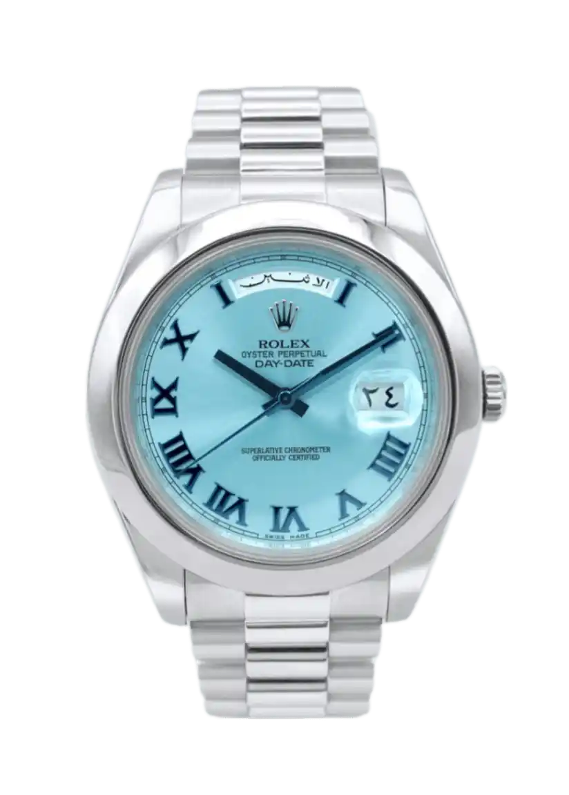 Rolex Day-Date II Blue Dial - 41mm, Platinum (2012)