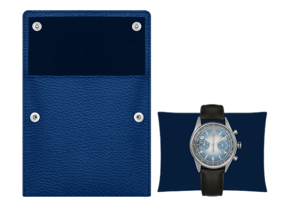 Soft Luxury Watch Holder - Royal Blue