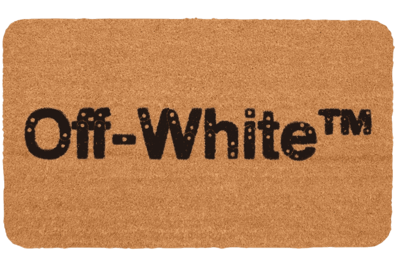 Off-White Logo Print Doormat