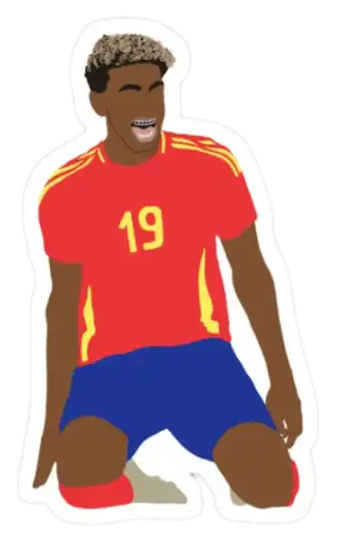 Lamine Yamal, Spain Sticker