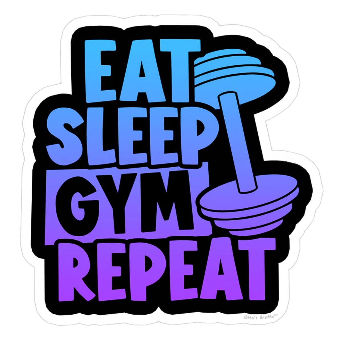Funny Gym Sticker