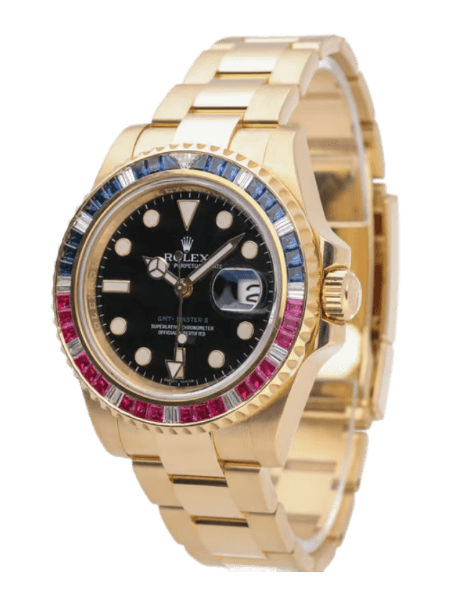 Rolex Yacht-Master II Black Dial - 40mm, Gold and Sapphire Crystals