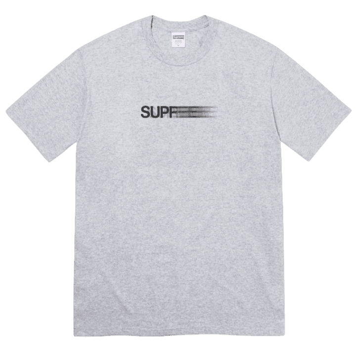 Supreme Motion Logo Tee (SS23) - Heather Grey