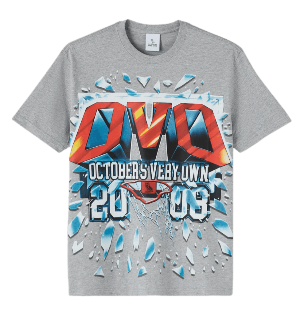 OvO Shattered Backboard Tee - Heather Grey