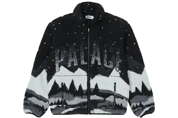 Palace Peak Funnel Fleece - Black