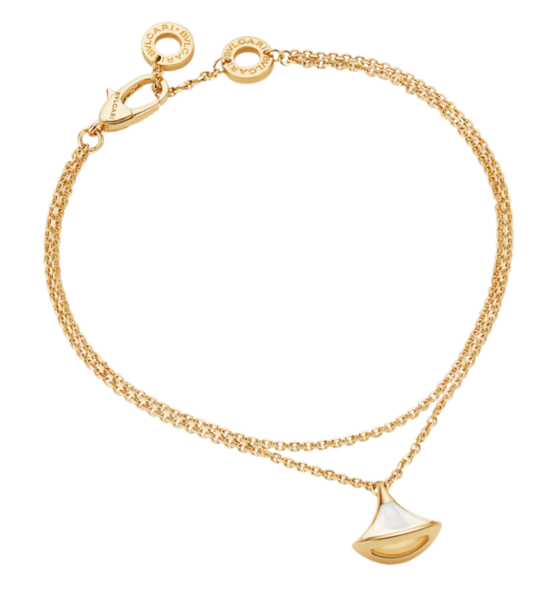 Bvlgari Divas’ Dream Bracelet With Pendant in Mother-of-pearl - Yellow Gold