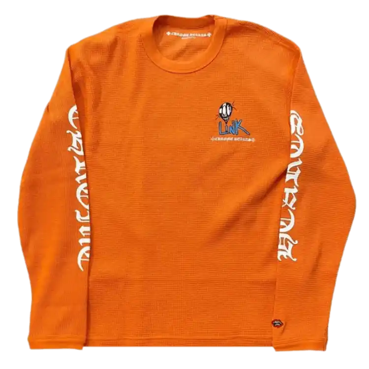 Chrome Hearts x Matty Boy Long-Sleeve Thermal - Orange