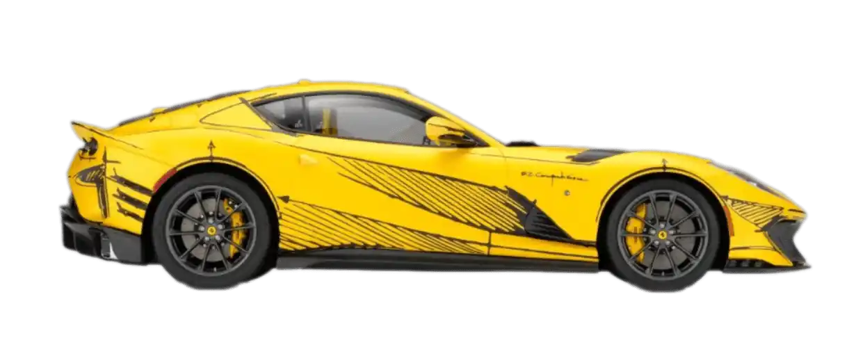 Ferrari 812 Competizione Tailor Made 1:18 Scale Model