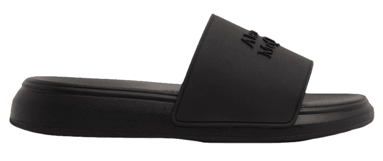 Alexander McQueen Pool Slide - Black FW21