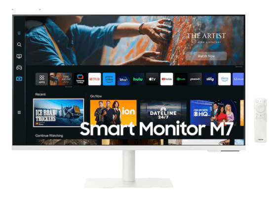 Samsung 32" M70C Smart Monitor 4K UHD with Streaming TV USB-C and Ergonomic Stand