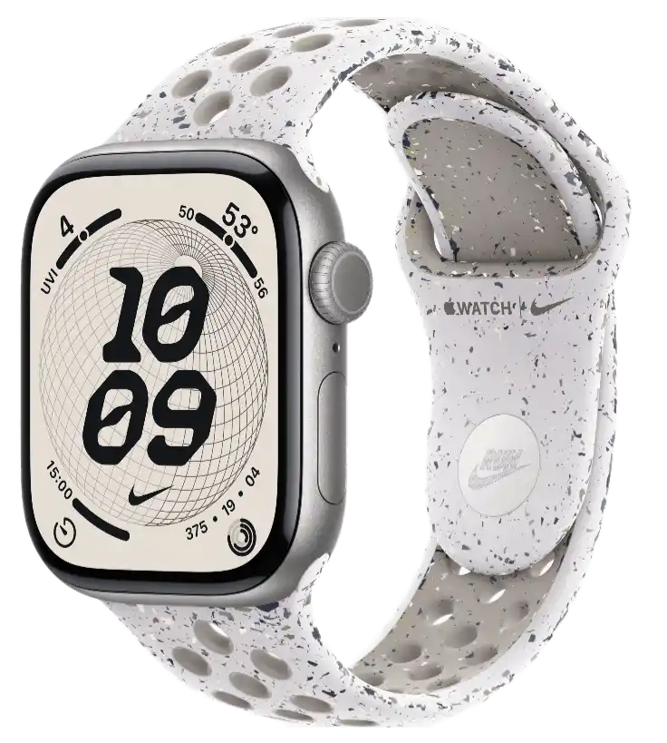 Apple Watch Series 11 - Aluminium, Space Gray, 42mm, GPS, Rubber - Nike Sport Band (Veiled Grey)