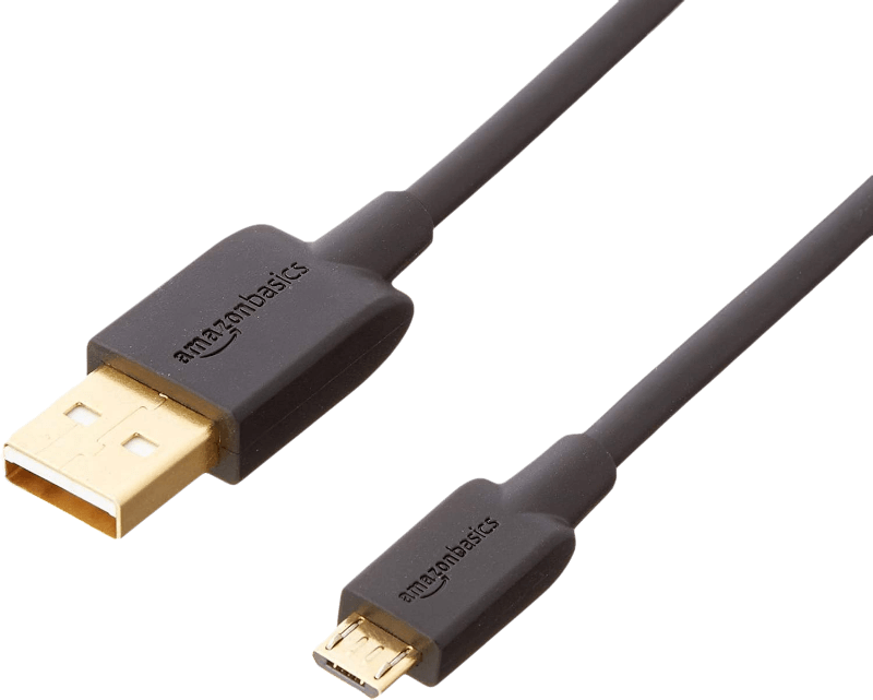 Amazon Basics USB-A to Micro USB Fast Charging Cable