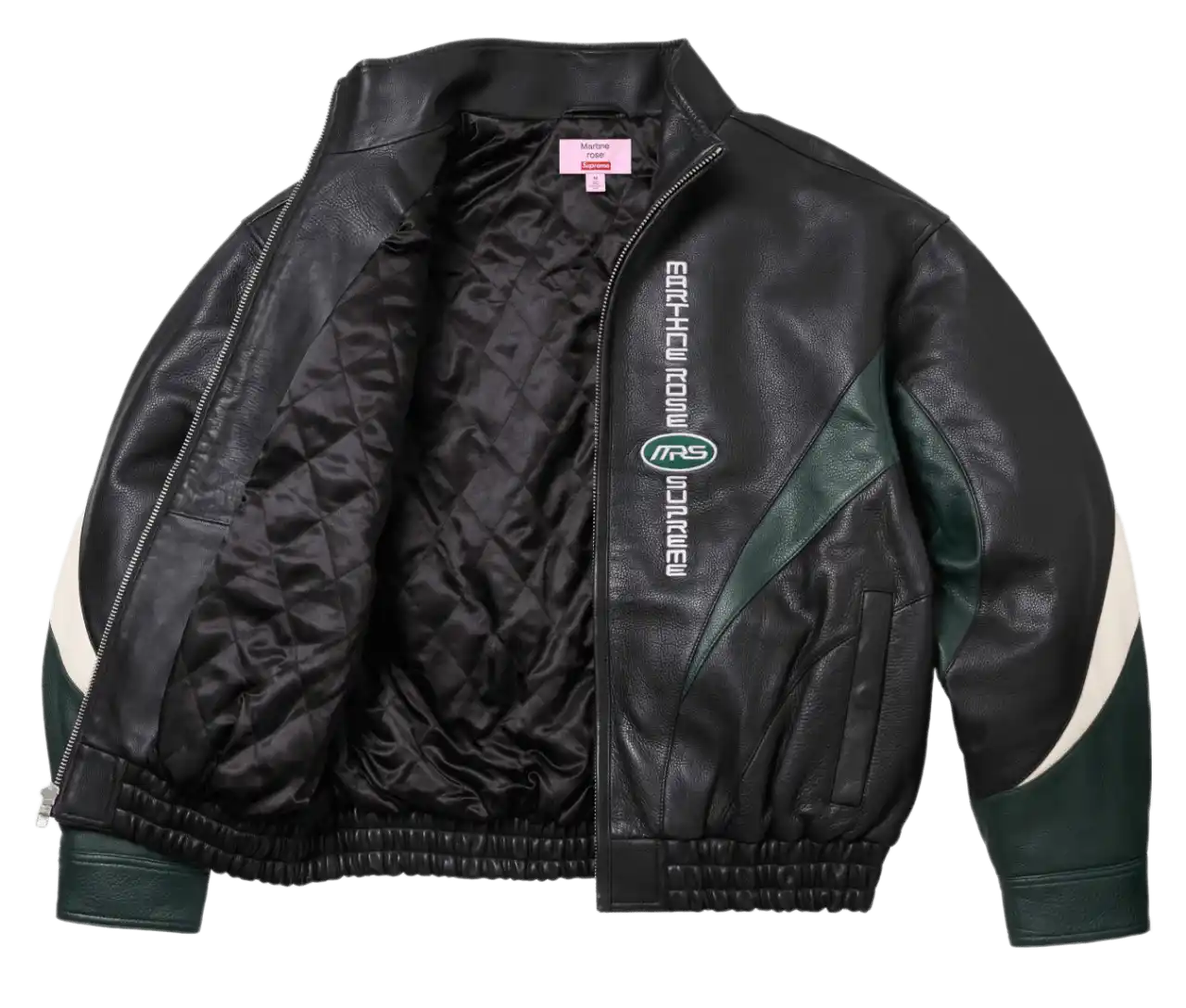 Supreme Martine Rose Leather Jacket - Black