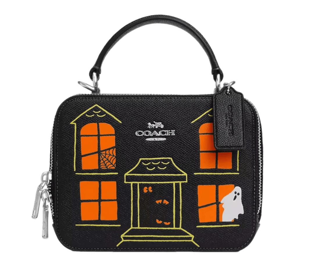 Coach Halloween Haunted House Crossbody Bag - Black
