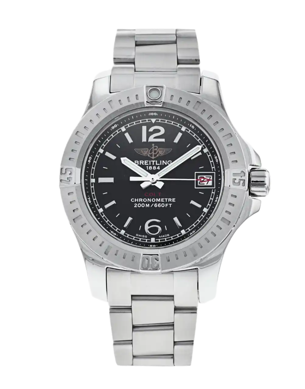 Breitling Colt Lady Black Dial - 33mm, Steel (2016)
