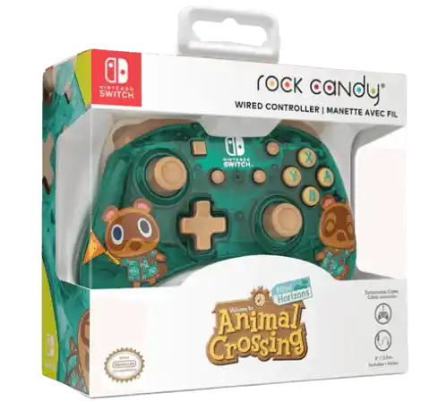 Nintendo Switch Rock Candy Wired Controller - Timmy and Tommy Nook