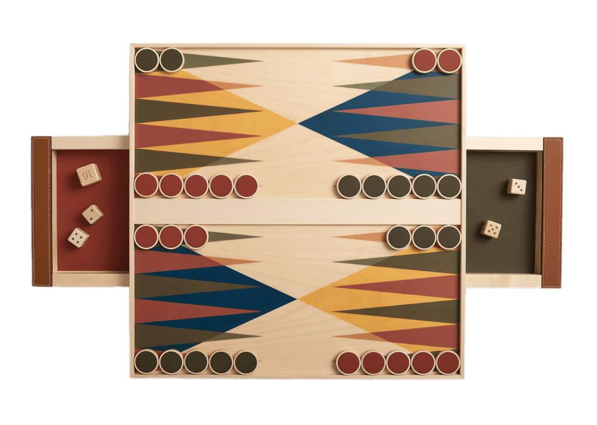 Hermès Palio Backgammon Game