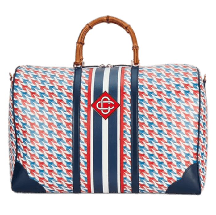 Casablanca Monogram Weekender Bag - Navy