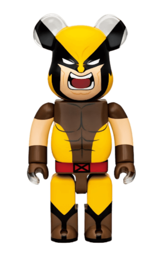 Bearbrick x Marvel X-Men Happy Lottery Wolverine (Brown Costume) 400%