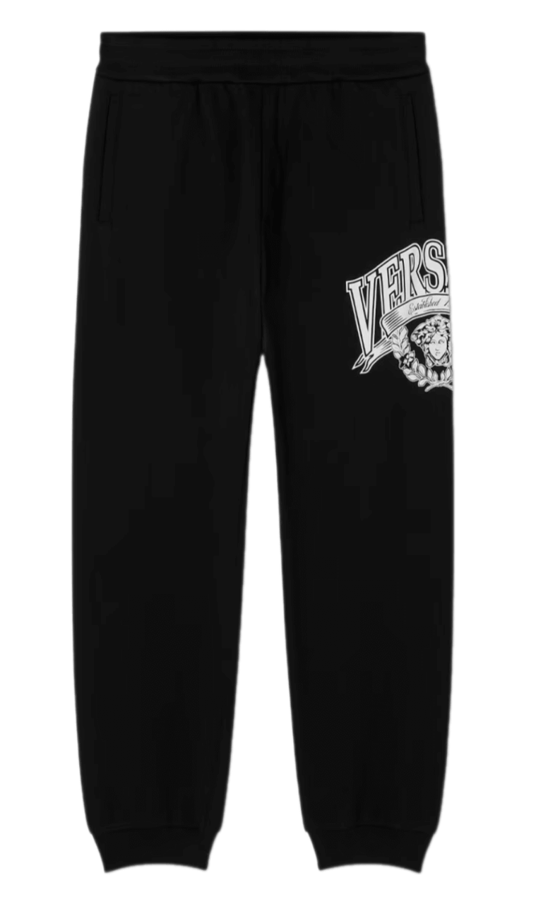 Versace Medusa Varsity Sweatpants - Black