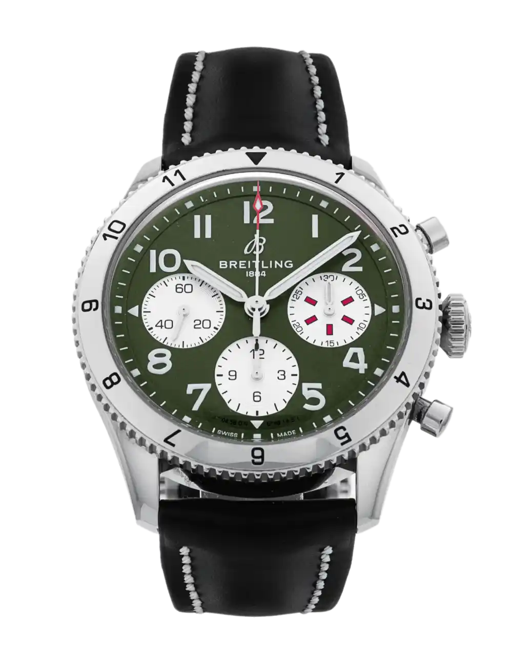 Breitling AVI Khaki Dial - 42mm, Steel (2020)