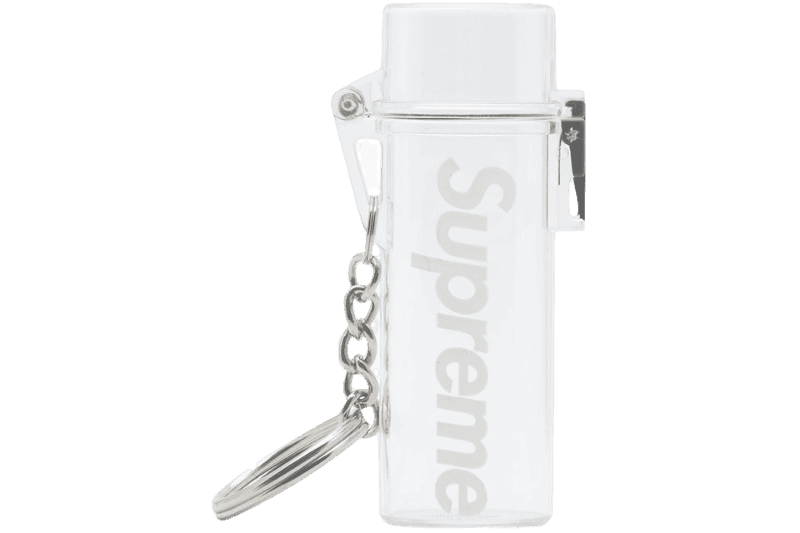 Supreme Waterproof Lighter Case Keychain - Clear