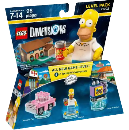 LEGO Dimensions The Simpsons Level Pack Set 71202