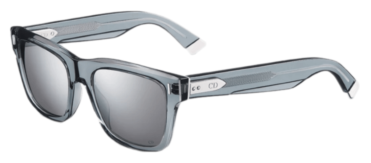 DiorTailoring S1I - Transparent Light Gray Square Sunglasses
