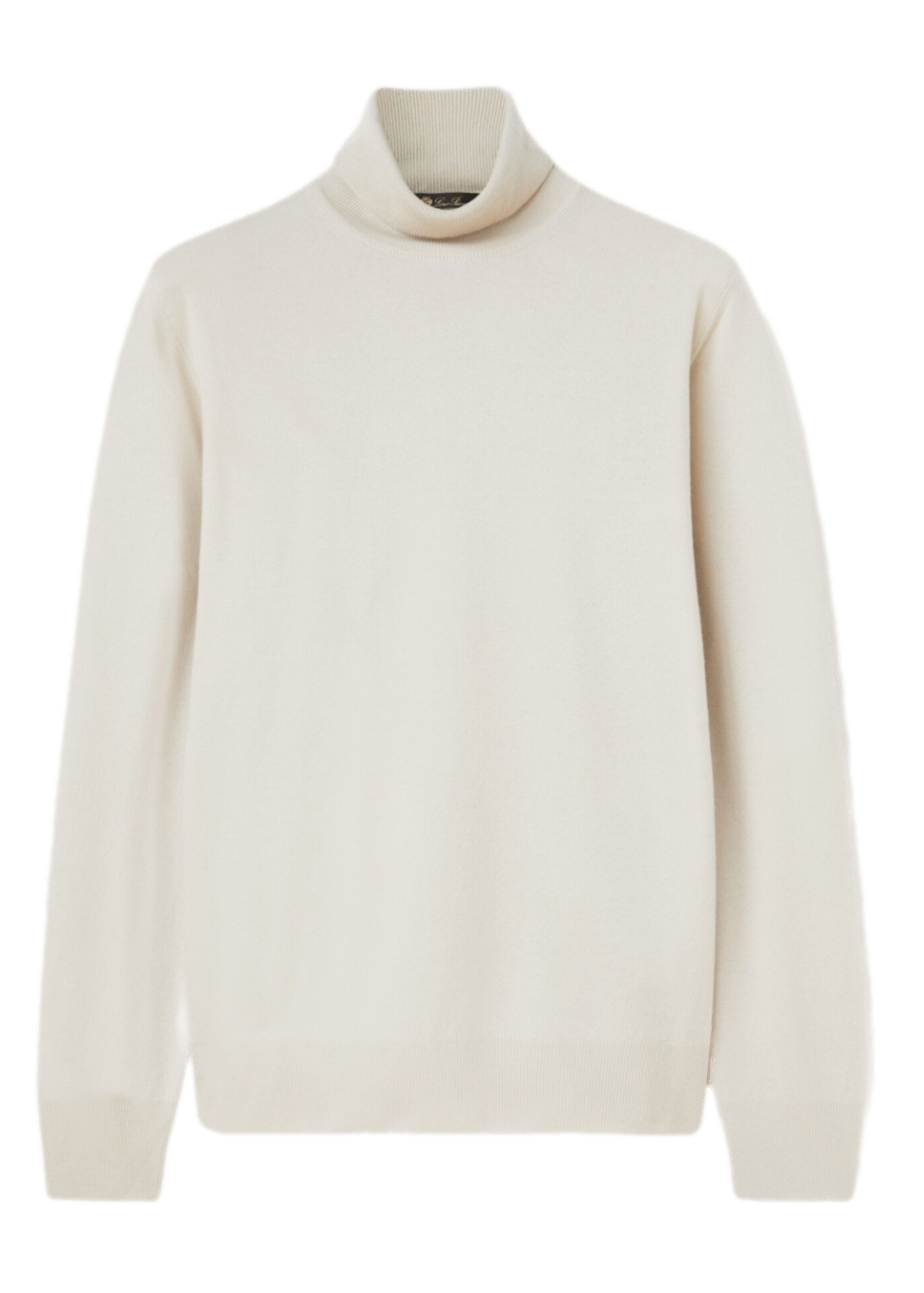 Loro Piana Baby Cashmere Turtleneck - Ice Gray