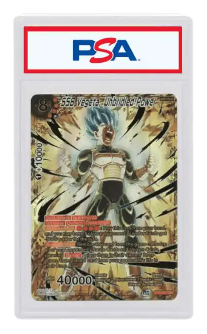 SSB Vegeta 2022 Dragon Ball Super TCG Realm of the Gods (God Rare)