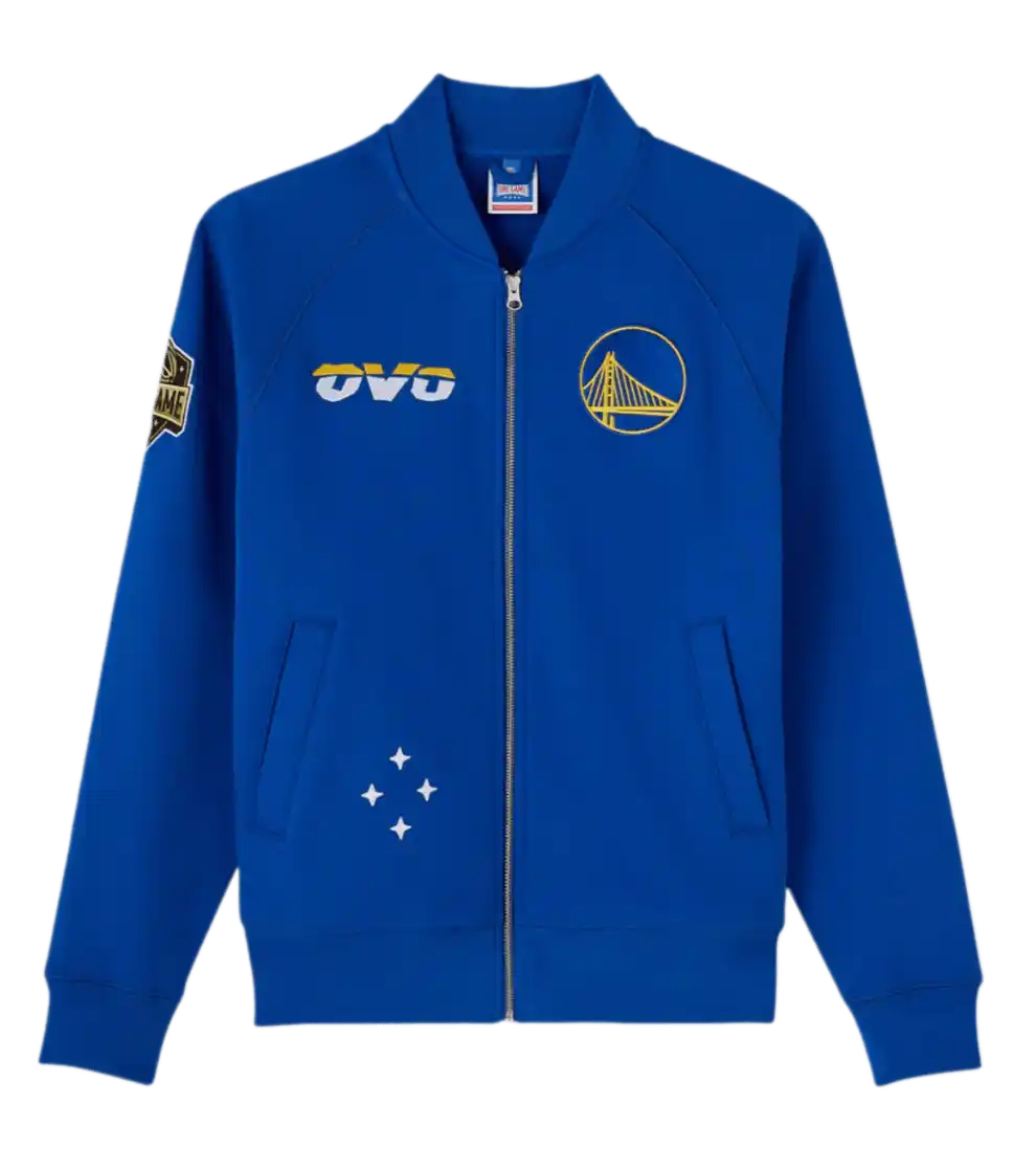 OvO NBA Golden State Warriors Fleece Jacket - Black