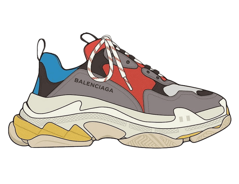 Balenciaga Shoe Sticker