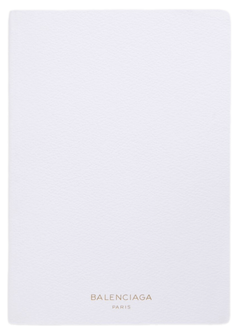 Balenciaga Fragrance Notebook A5 - Ivory White Dix