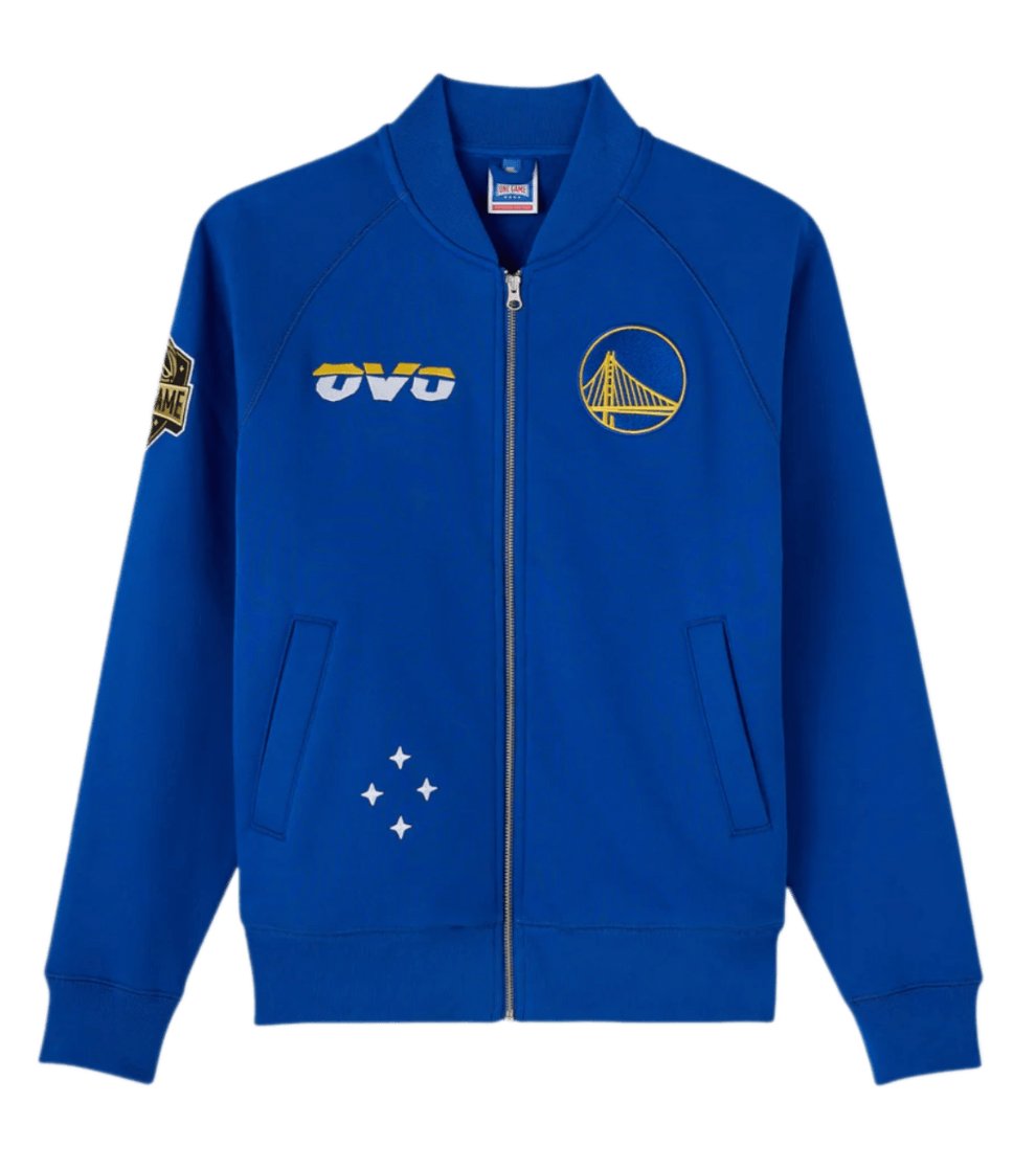OvO NBA Golden State Warriors Fleece Jacket - Black