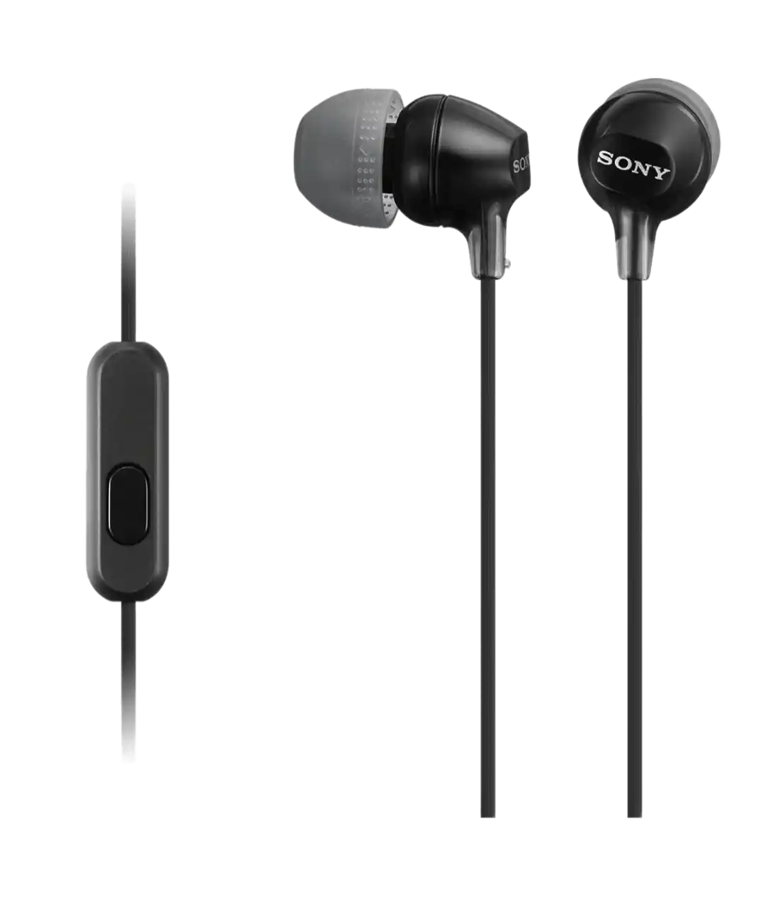 Sony MDR-EX15AP Earphones With Smartphone Mic And Control - Black
