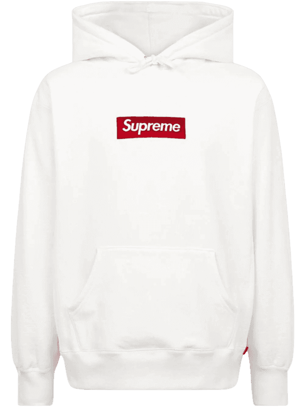 Supreme Box Logo Hooded Sweatshirt - White