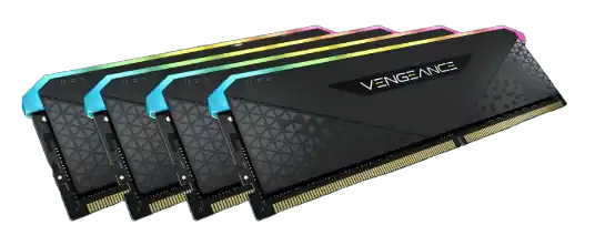 VENGEANCE RGB RS 128GB (4 x 32GB) DDR4 DRAM 3200MHz C16 Memory Kit