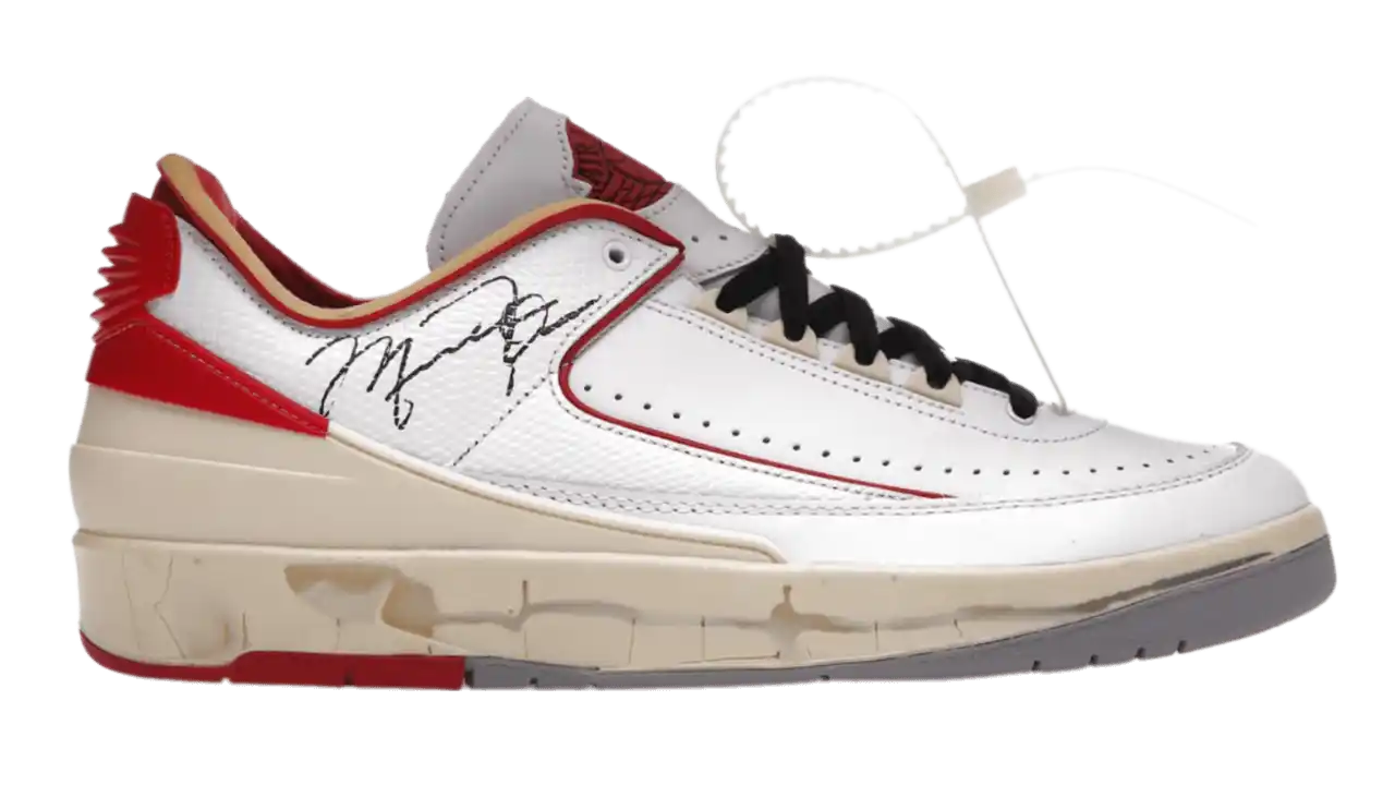 Jordan 2 Retro Low SP - Off-White White Red