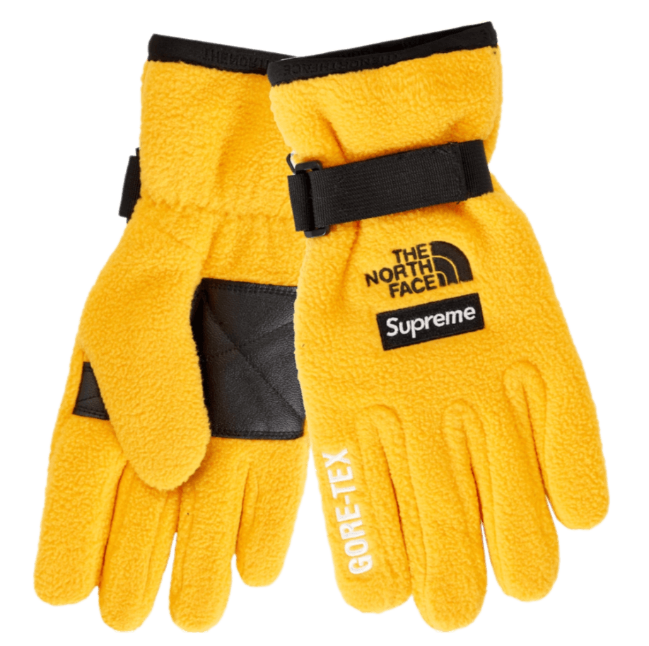 Supreme The North Face RTG Fleece Glove - Gold