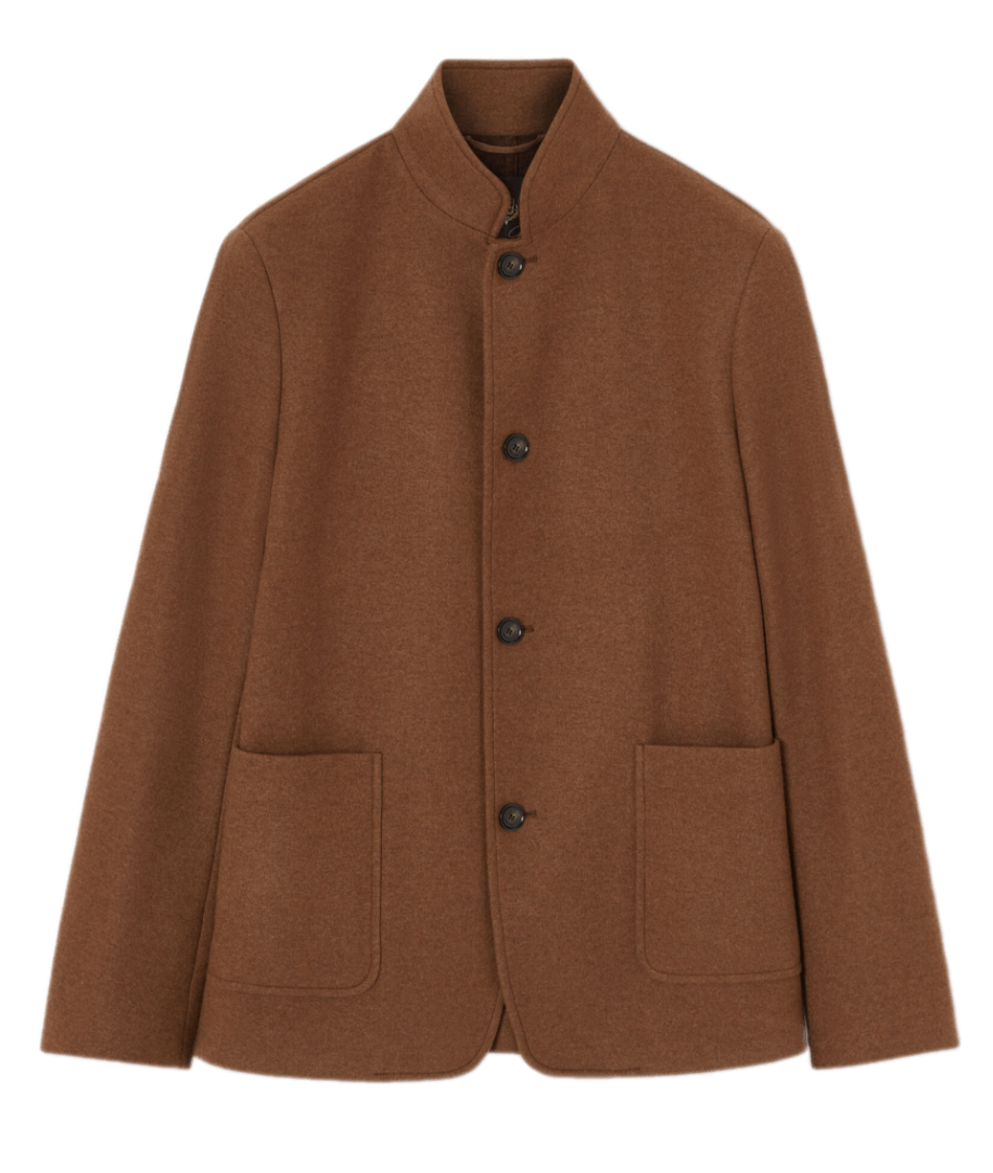 Loro Piana Spagna Jacket - Antelope Brown/Pear Melange